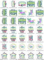 BCE Mom Sayings Bundle Set