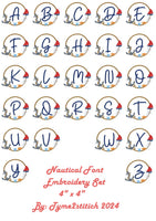 TIS Nautical Alphabet Font Set