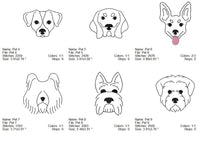 TIS Dog Faces Set