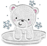 BCD Polar Bear Applique Bundle Set