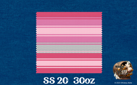 WB Pink Stripes SS20 30oz rhinestone