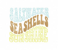 TIS Saltwater Seashells Sunshine Saying