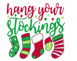 BCD Christmas Sentiments 11 Hang your Stockings