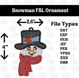 TSS FSL Snowman Ornament