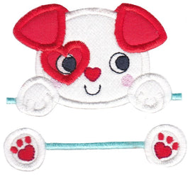 BCE Split Puppy Dog Applique