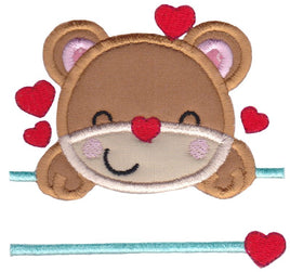 BCE Split Teddy Bear Applique