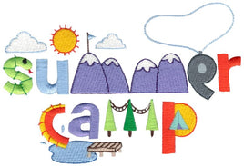 BCD Summer Camp Word Art