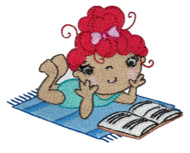 BCE Summer Cuties Too - Girl Reading On Towel
