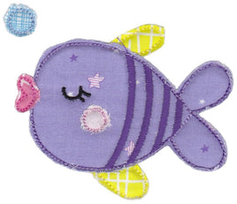 BCD Fish Raw Edge Applique