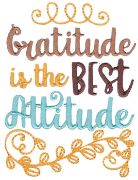 BCD Gratitude Is The Best Attitude