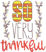 BCD Thanksgiving Sentiments Four Set