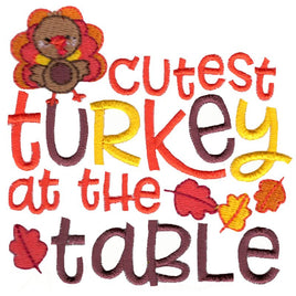 BCD Cutest Turkey at the table