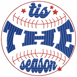 TIS Tis the season Baseball design