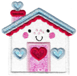 BCD House of Love Valentines Applique
