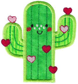 BCD Cactus Valentines Applique