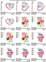 BCE Valentine Sentiments Too Set