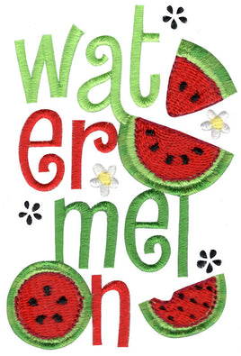 BCE Watermelon Delight Word Art