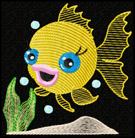 TIS Yellow Fish 4 Sizes