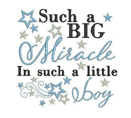 DDT Miracle Baby Boy Quote