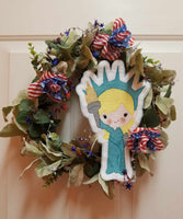 BBE Miss Liberty Paper Towel Cover ITH