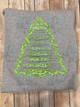 BBE Christmas Tree Reverse Applique 6 sizes