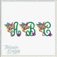 TD Masquerade A-Z Letters 4 inch