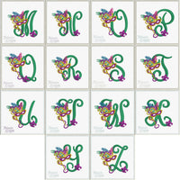 TD Masquerade A-Z Letters 4 inch