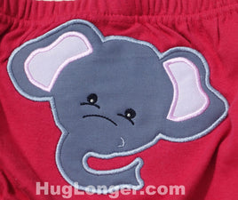 HL Applique Elephant embroidery file HL1066 animal, zoo, safari