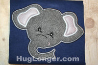 HL Applique Elephant embroidery file HL1066 animal, zoo, safari