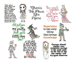 DDT Inspired Wizard of Oz Bundle Set with Sayings