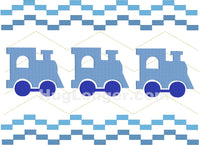 HL Faux Smocked trains HL2494 embroidery files