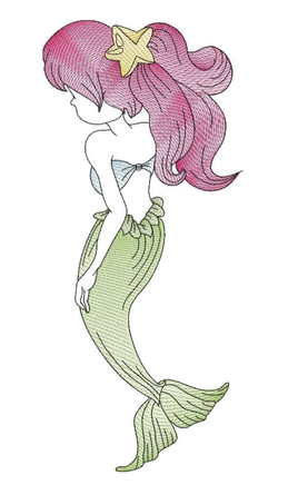 DDT Mermaid Siren Sketch