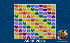 WB Rainbow Hearts Valentines SS16 20oz rhinestone