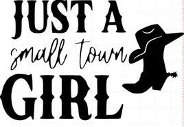 TIS Just a small town girl svg
