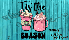 WB Tis the Season Pink Cocoa Mug