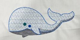 BBE Nautical Whale motif design