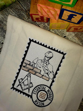 GRF Mason Postage Stamp 5x7 2 Files