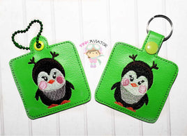 GRED Christmas Penguin Snap Tab