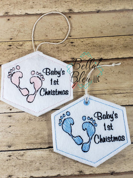 BBE ITH Baby's 1st Christmas Ornament
