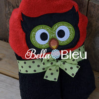 BBE - Towel Topper Owl Peeker Applique