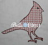 BBE - Cardinal Bird motif embroidery design