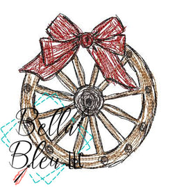 BBE Christmas Wagon Wheel Scribble
