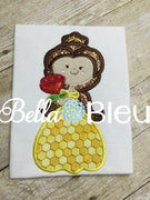 BBE Beast Princess Belle of the Ball Applique