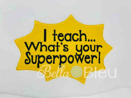 BBE I teach what is your superpower