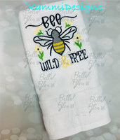 BBE Bee Wild & Free Sketchy saying