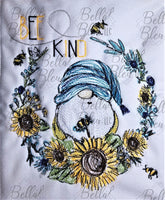 BBE Bee Kind Gnome Sunflower Scribble