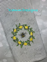BBE Bee Lemon Wreath Scribble
