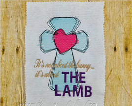 EJD About the Lamb sketch embroidery design