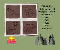 HL ITH QAYG Wilderness Quilt HL6365 6x6 size