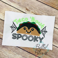 BBE - Taco About Spooky Vampire Taco applique design